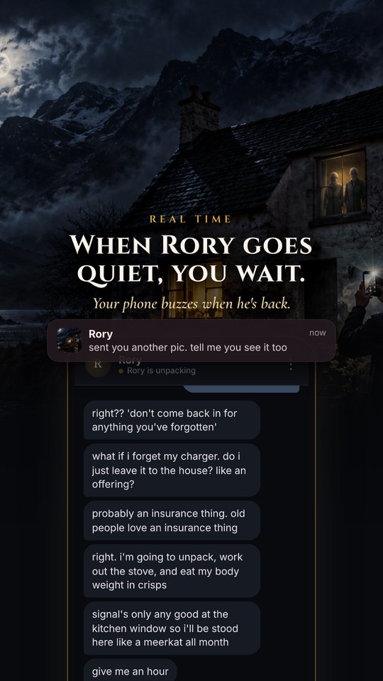 When Rory goes quiet, you wait.