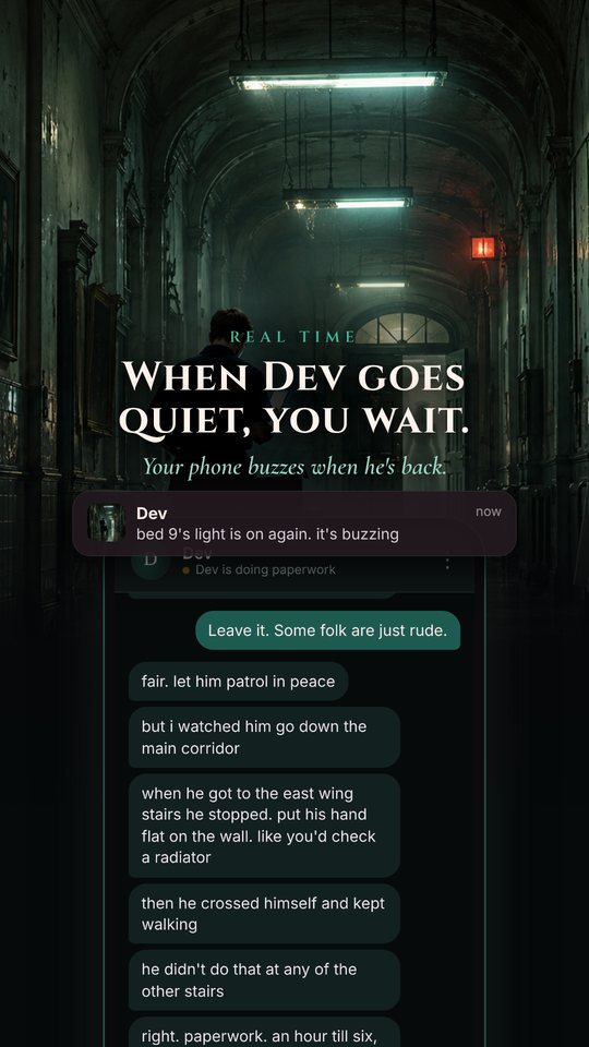 When Dev goes quiet, you wait.