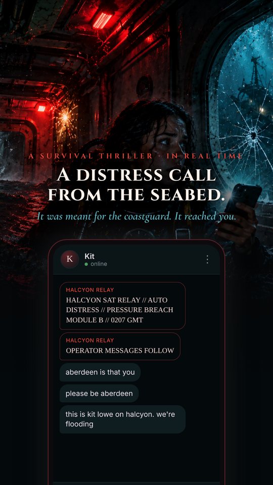 A distress call from the seabed.
